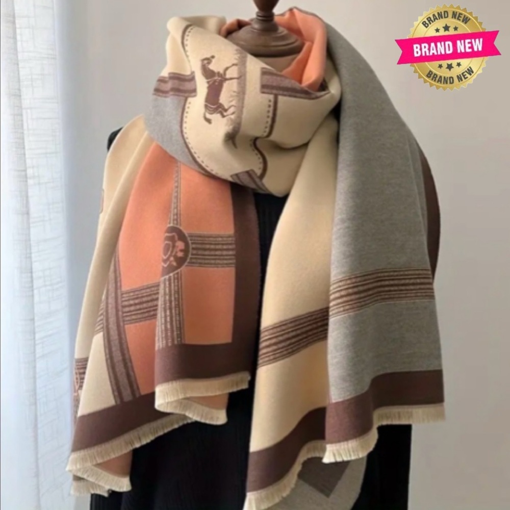 Equestrian Style Scarf NWT